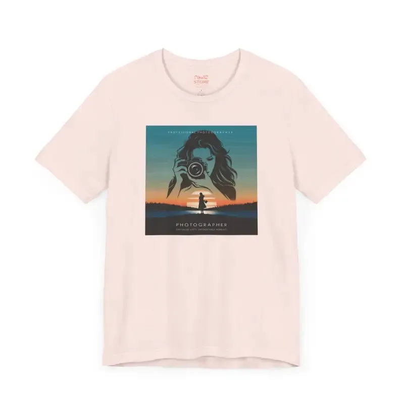 Snap Happy Unisex Jersey Tee for Cozy Photographers
