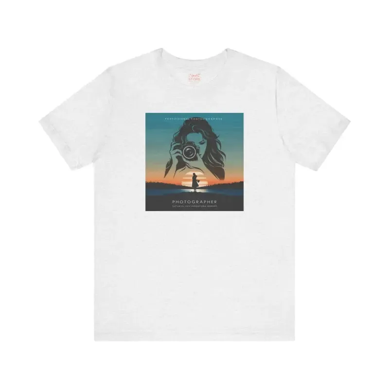 Snap Happy Unisex Jersey Tee for Cozy Photographers