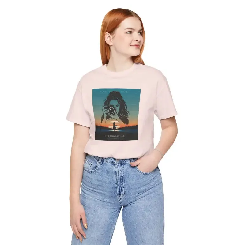 Snap Happy Unisex Jersey Tee for Cozy Photographers