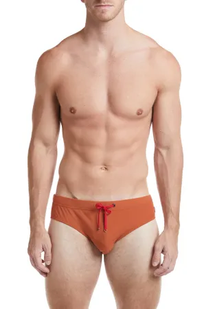 Solid Copper - COLIN Bikini Swim Brief