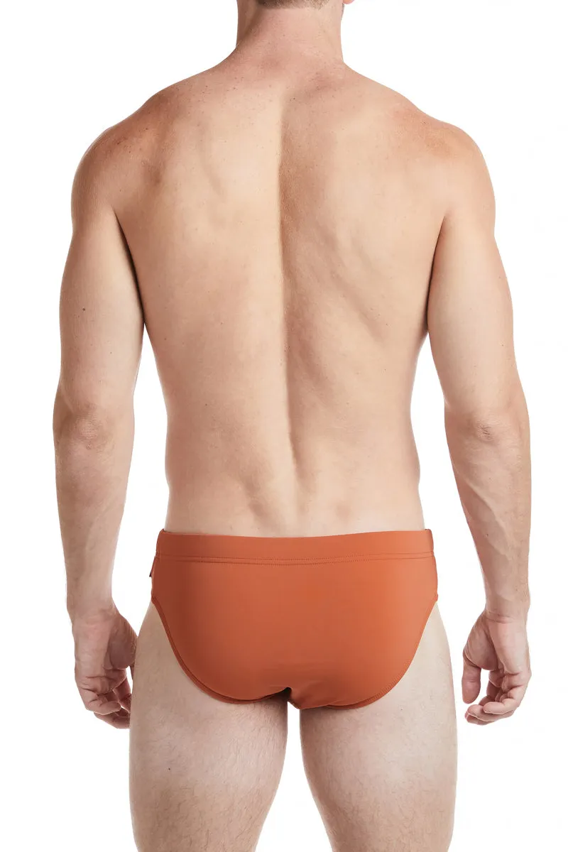 Solid Copper - COLIN Bikini Swim Brief