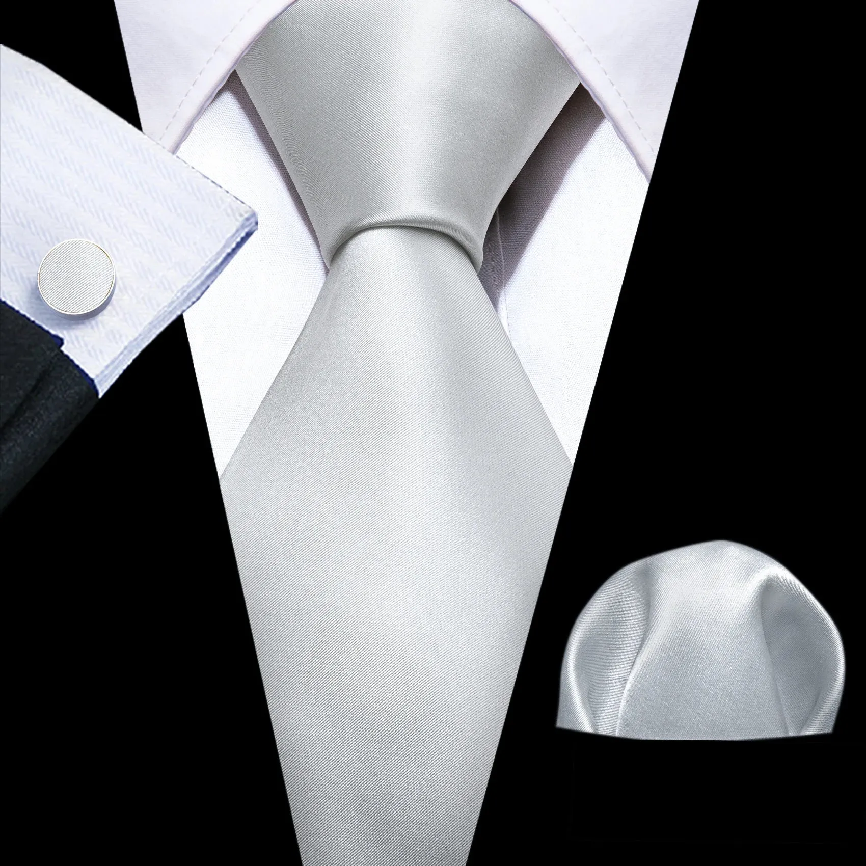 Solid Silk Men's Tie