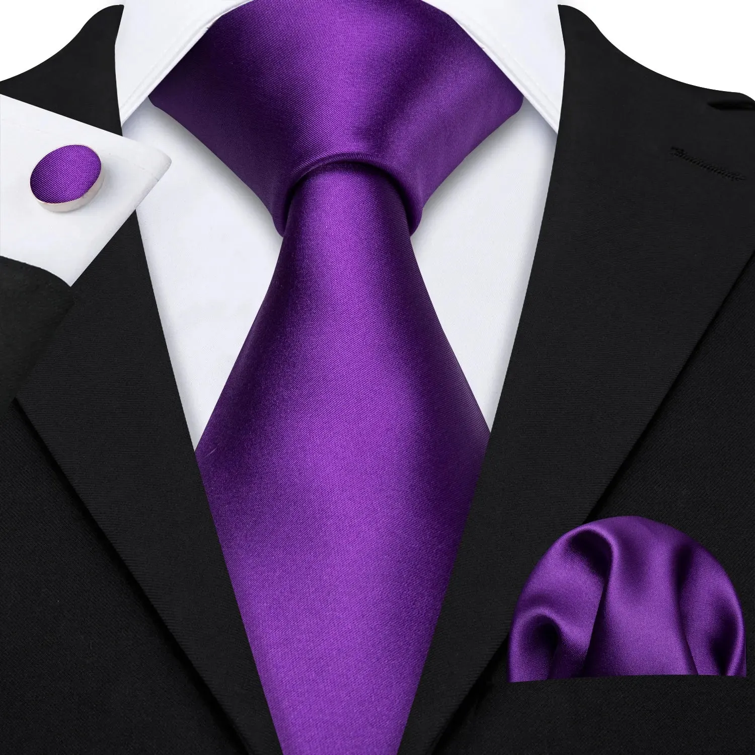 Solid Silk Men's Tie