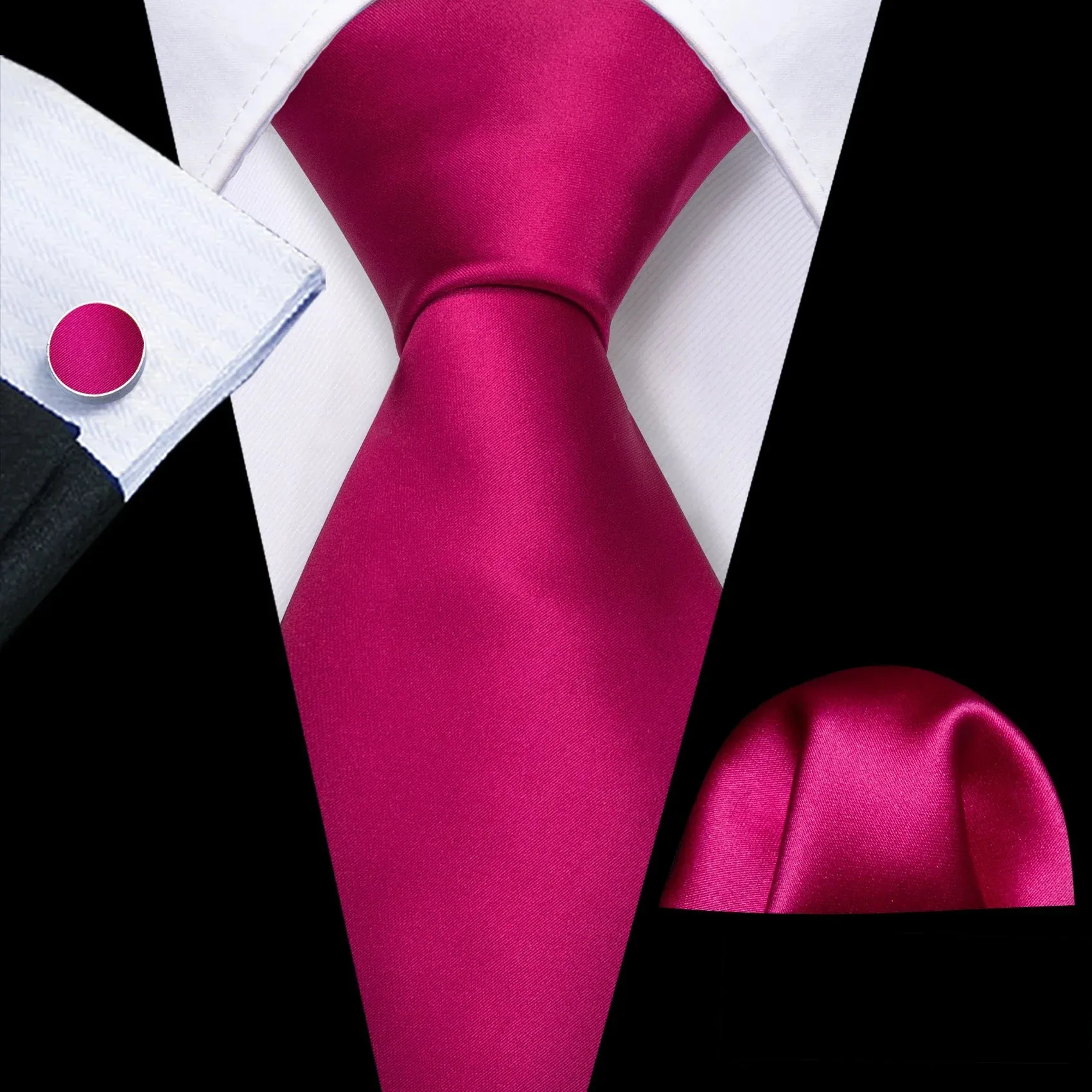 Solid Silk Men's Tie