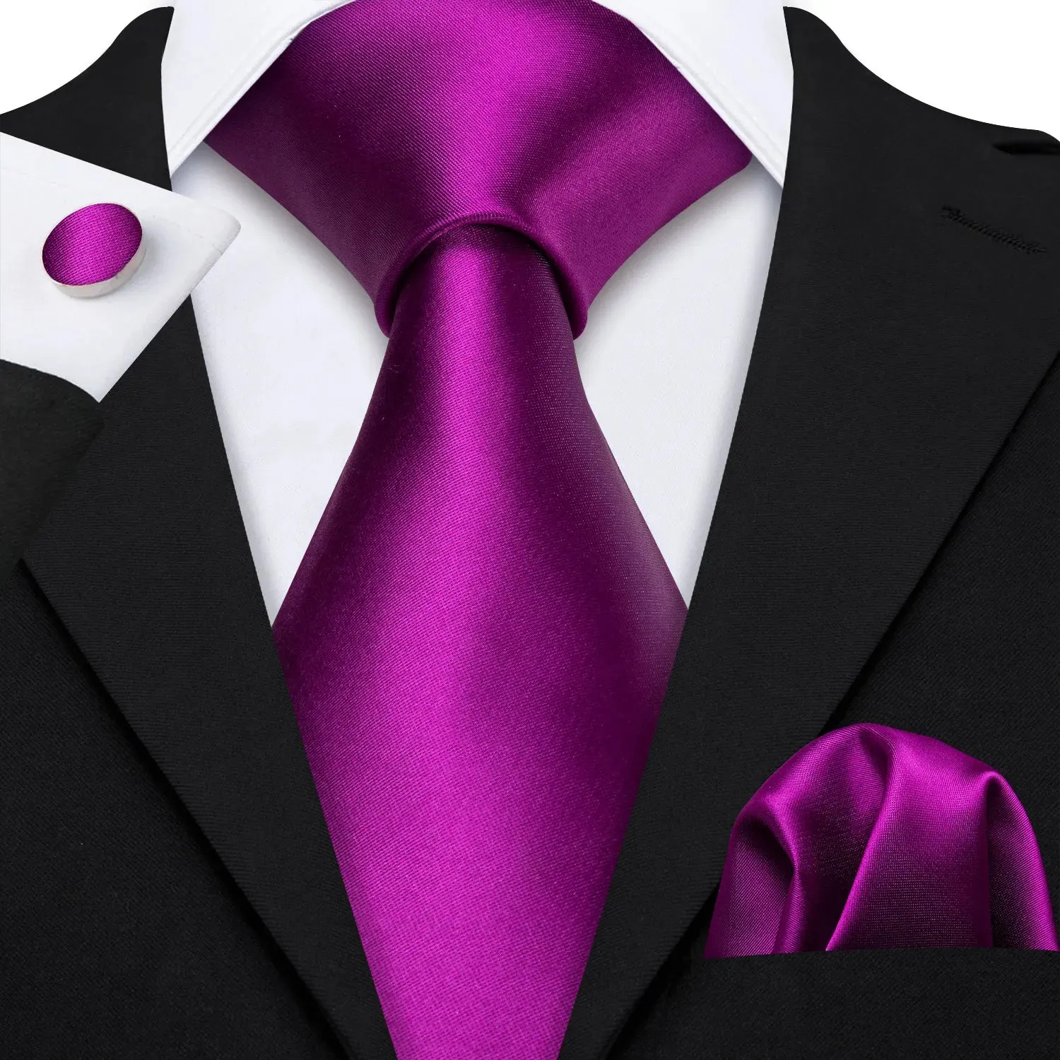 Solid Silk Men's Tie