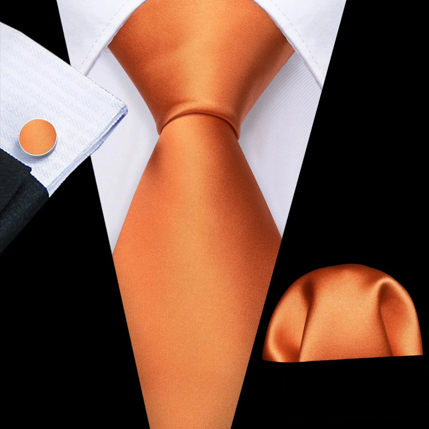 Solid Silk Men's Tie