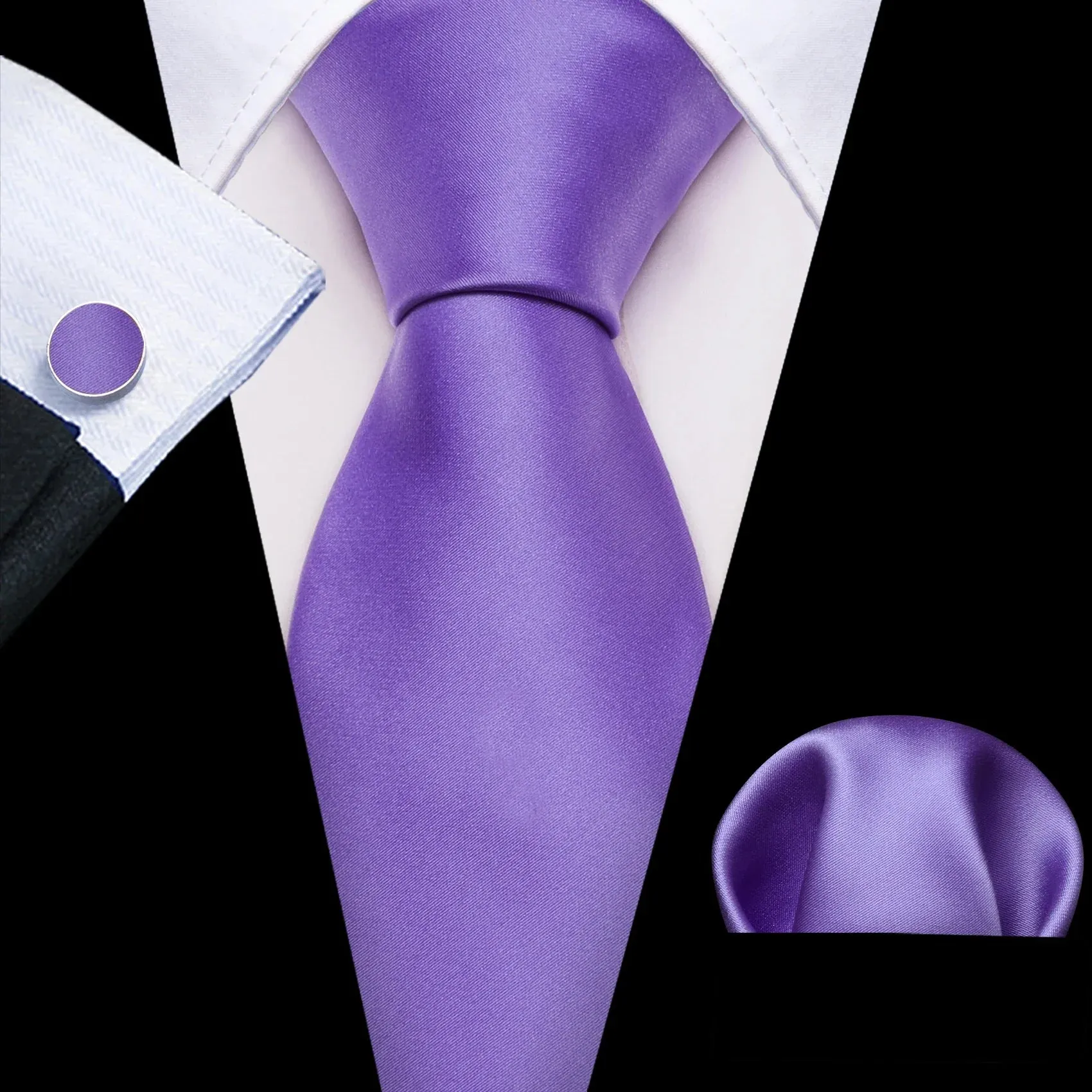 Solid Silk Men's Tie