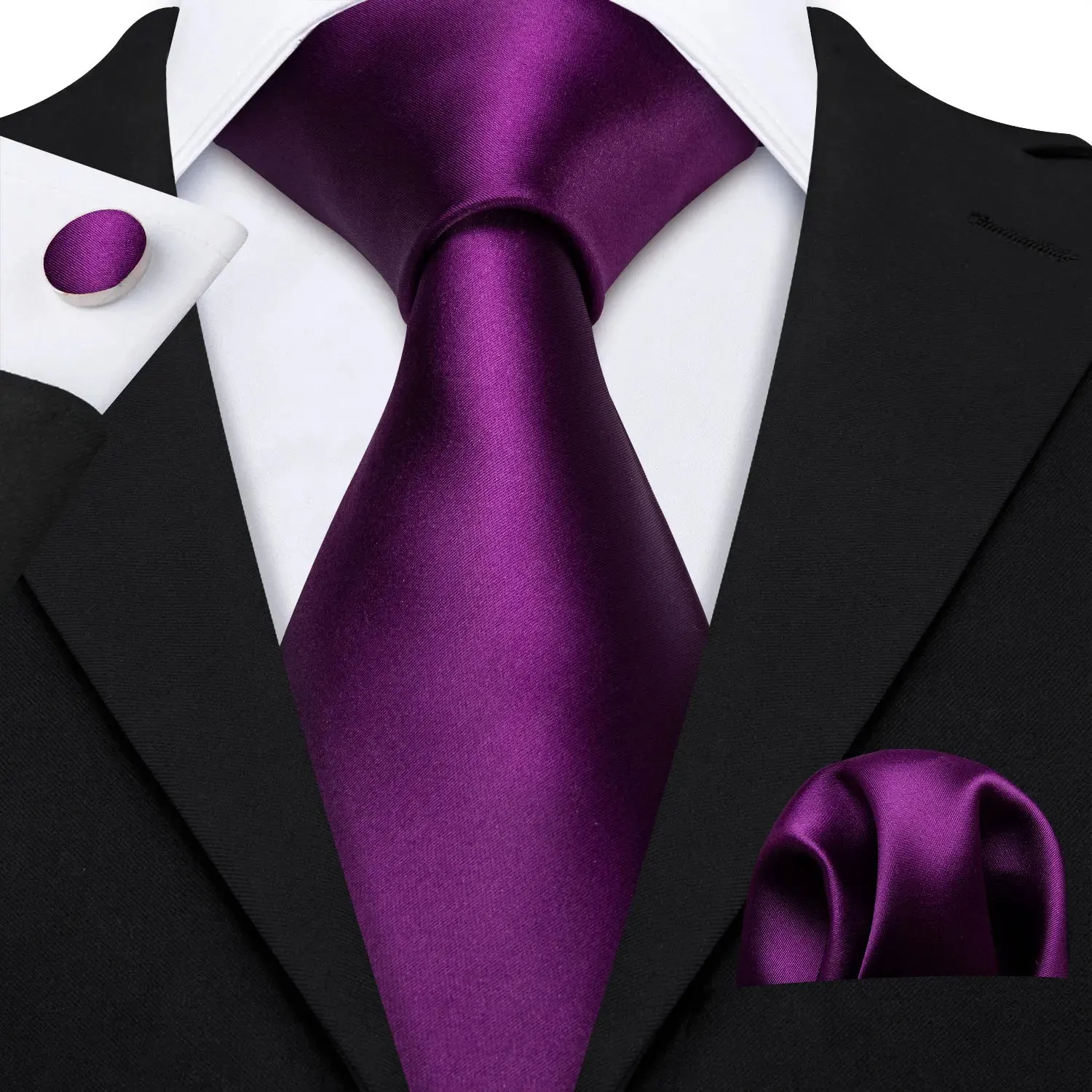 Solid Silk Men's Tie