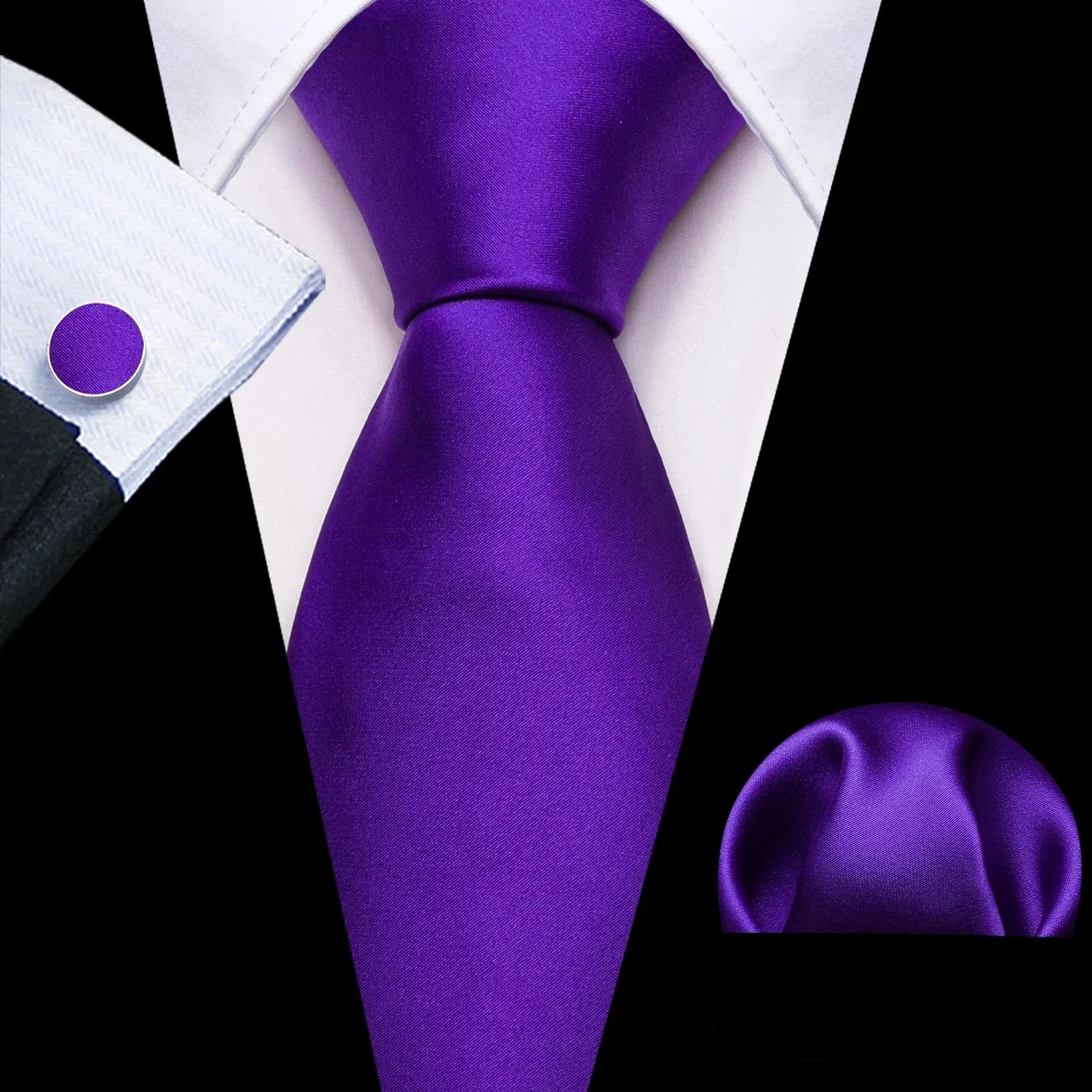 Solid Silk Men's Tie