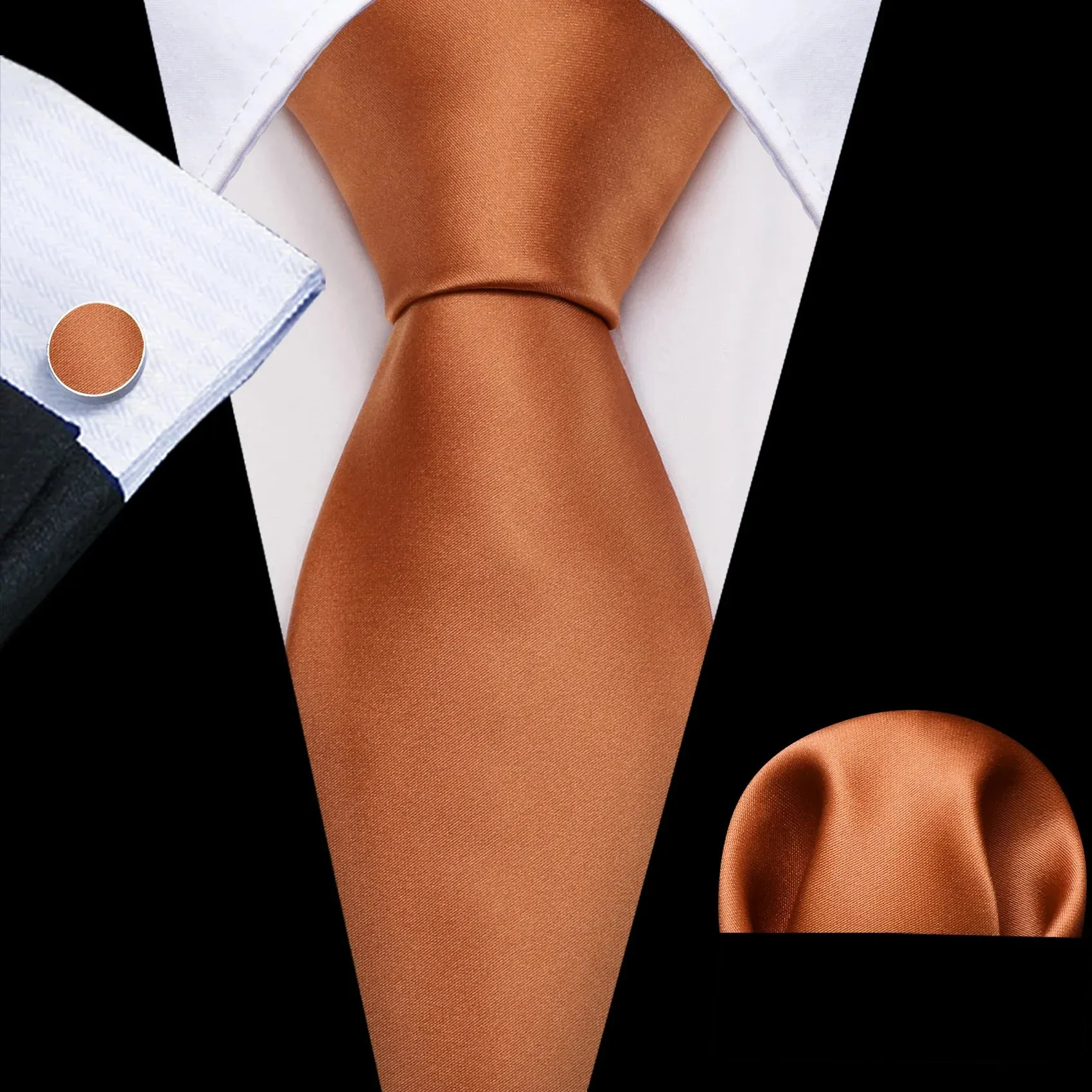 Solid Silk Men's Tie