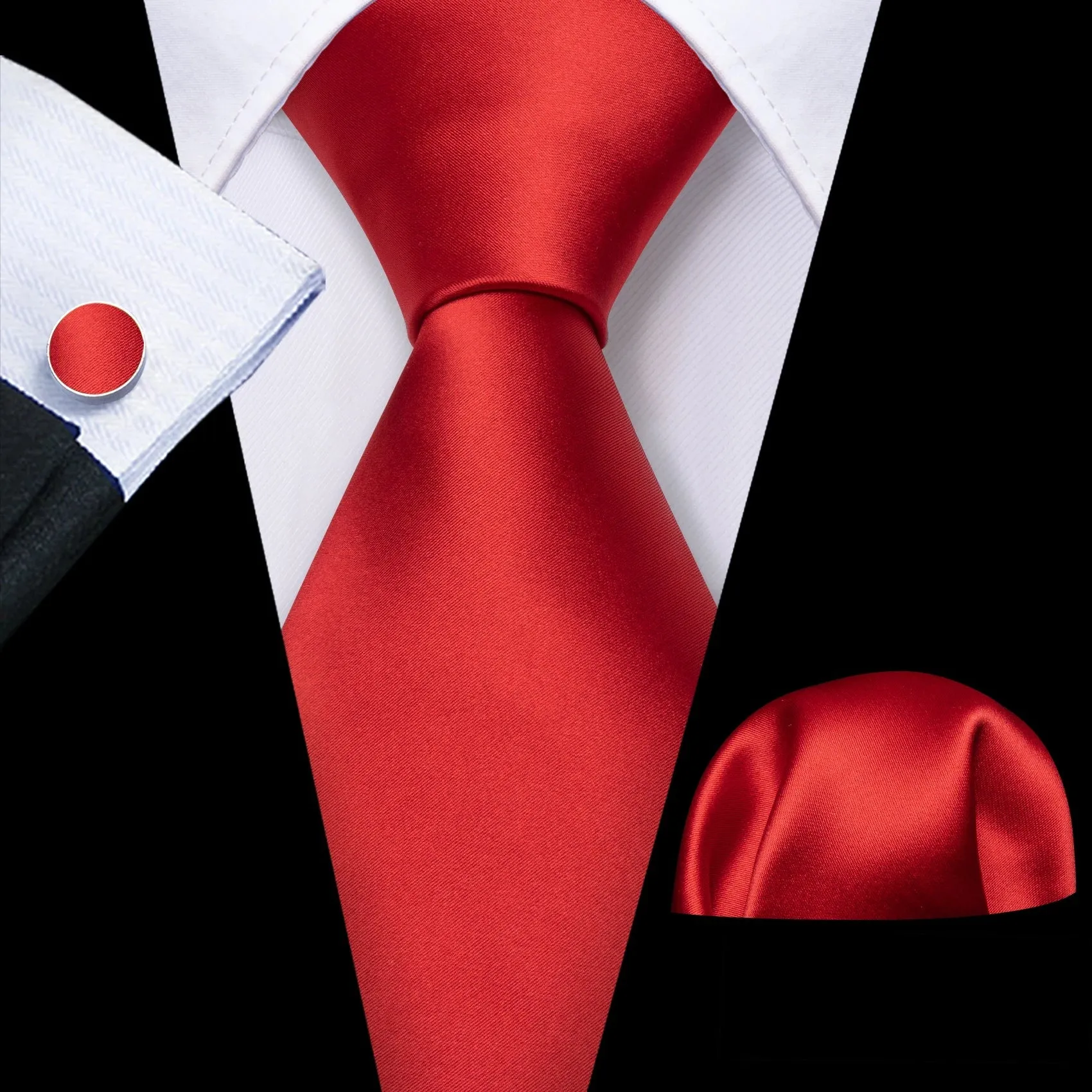 Solid Silk Men's Tie