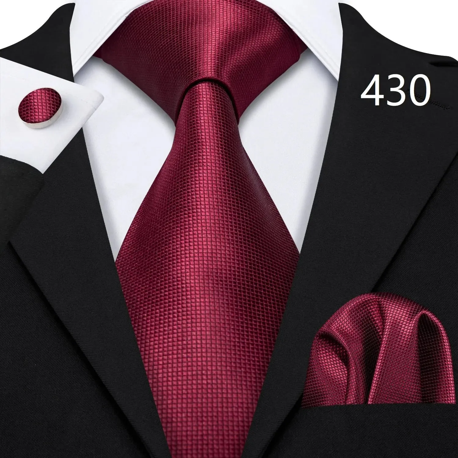 Solid Silk Men's Tie