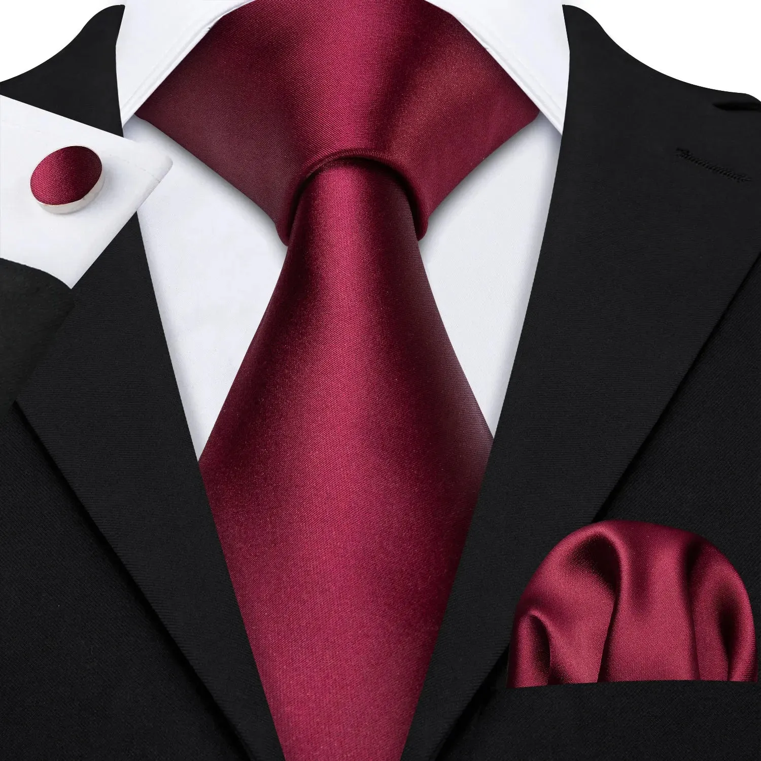 Solid Silk Men's Tie