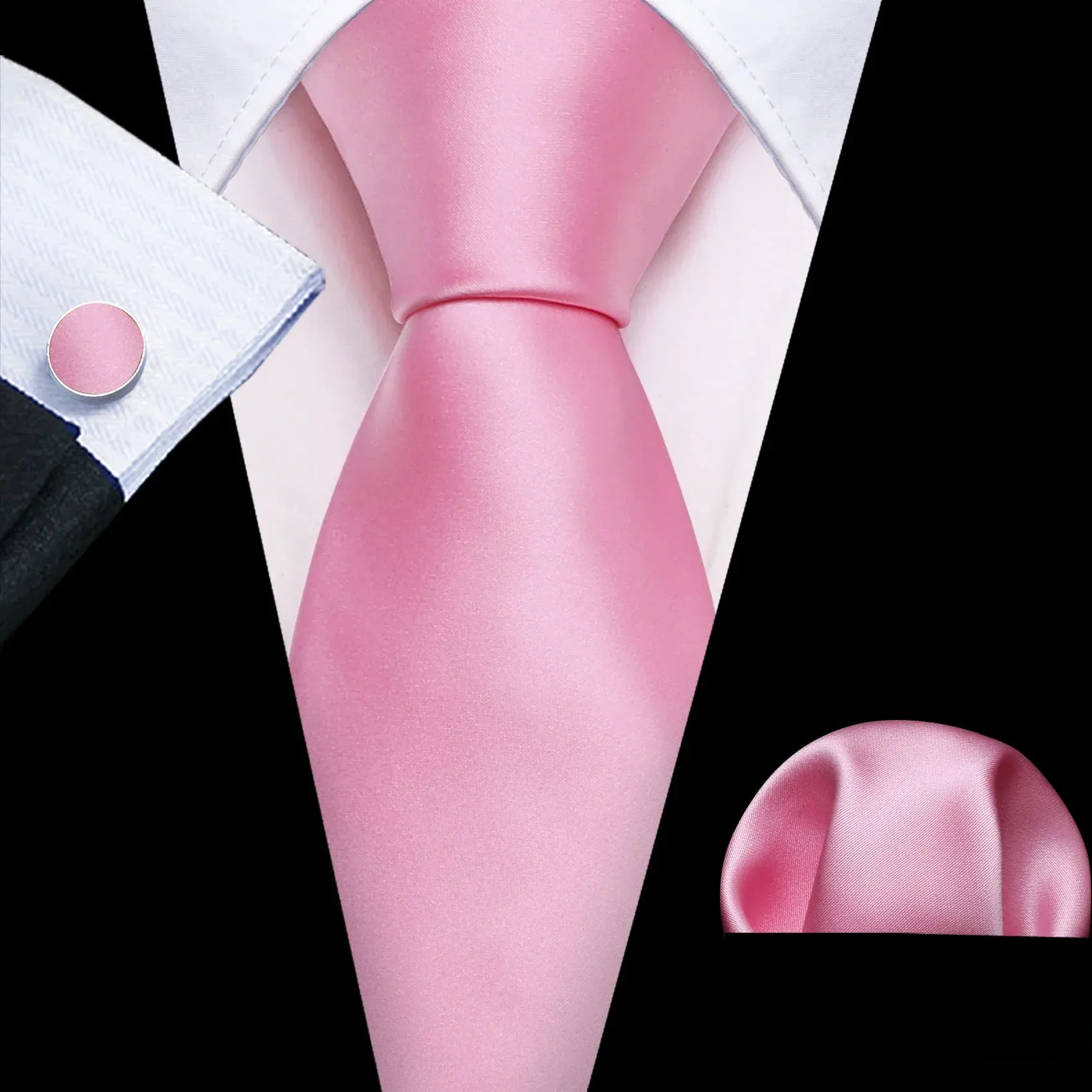 Solid Silk Men's Tie