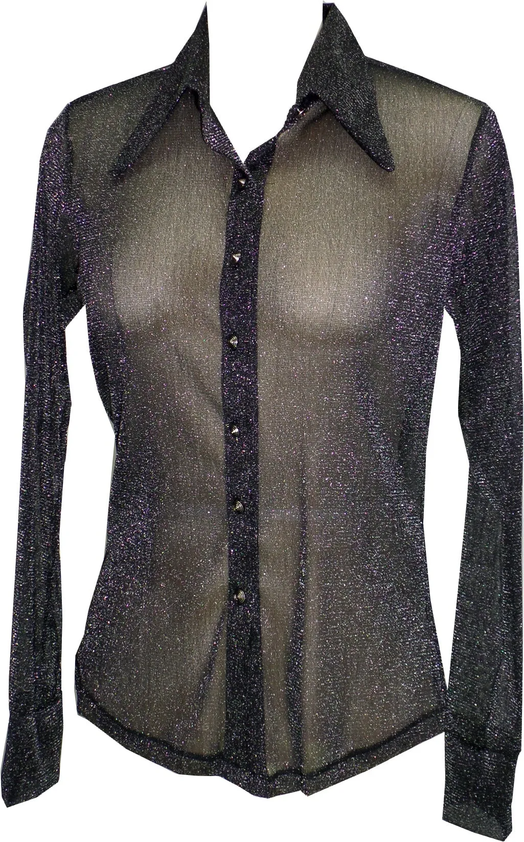 Sparkling Button Front Shirt