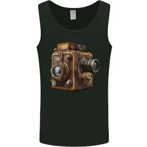 Steampunk Camera Photography Photographer Mens Vest Tank Top
