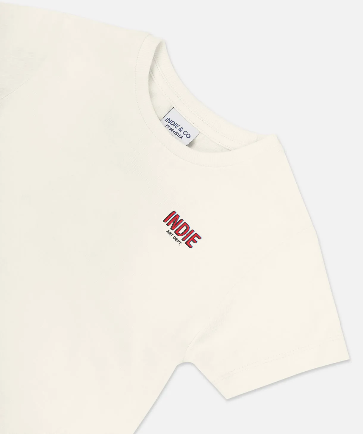 The Astor Tee - White Red