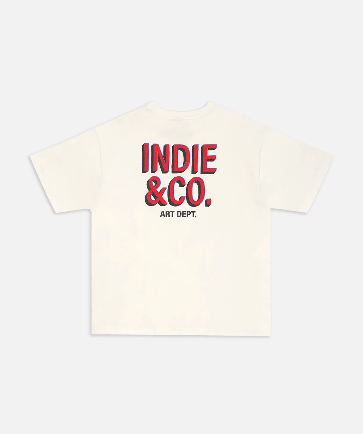 The Astor Tee - White Red