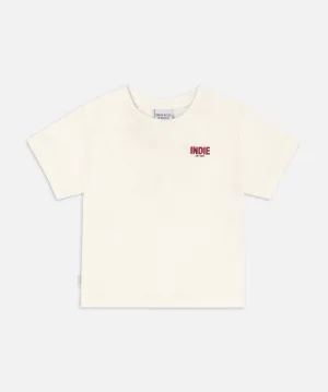 The Astor Tee - White Red