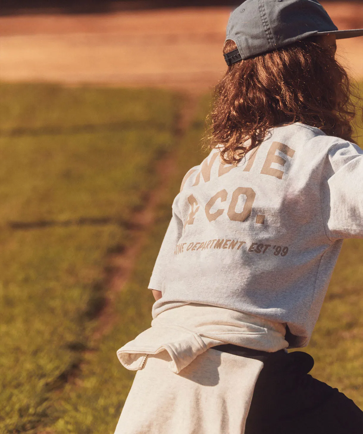 The Camino Tee - Grey Marle/Toffee