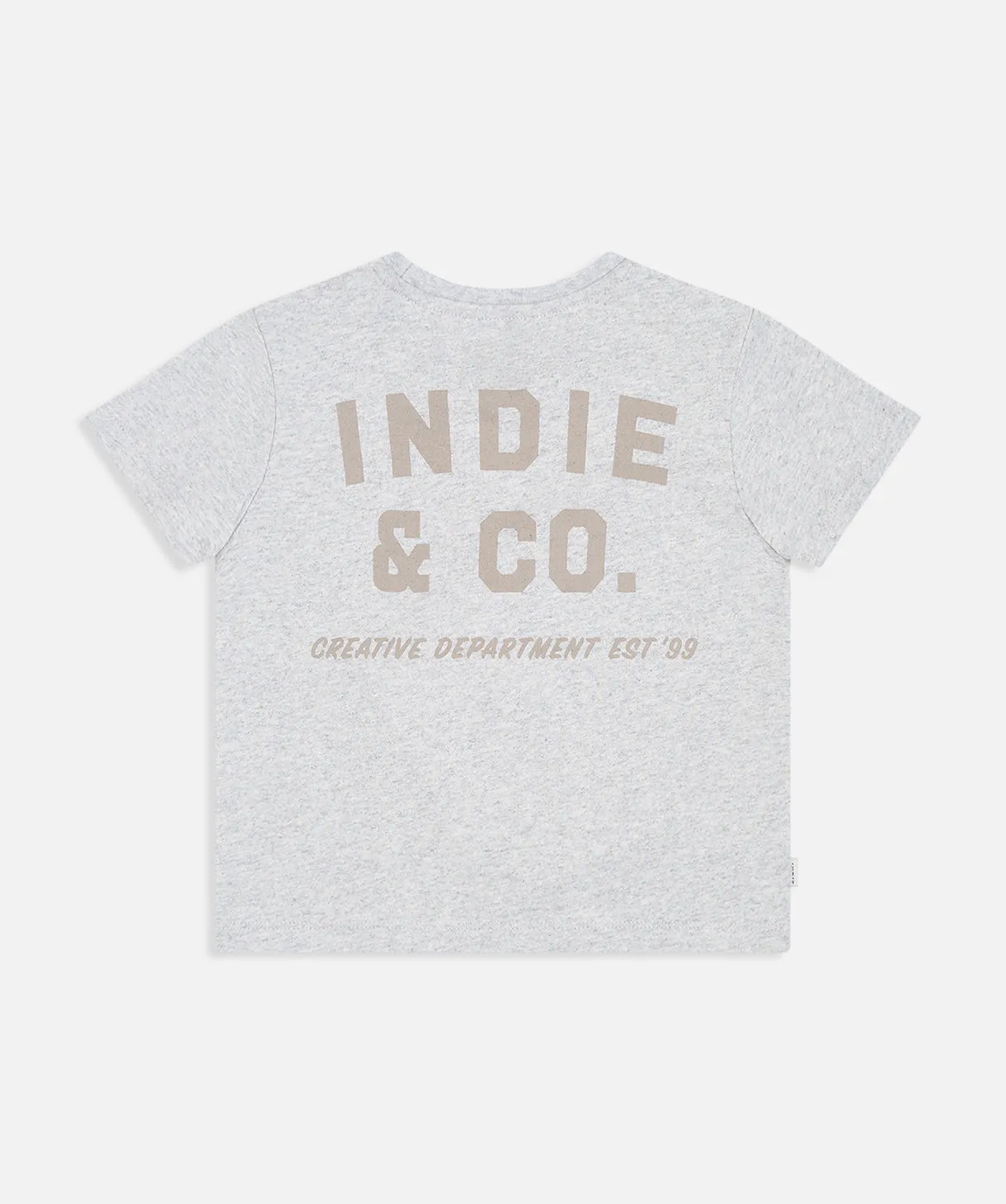 The Camino Tee - Grey Marle/Toffee