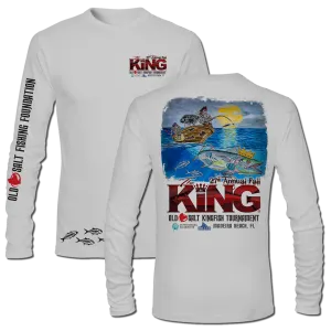 The King - Fall 2020 - Men's Long Sleeve Tournament Shirt - Performance - Grey
