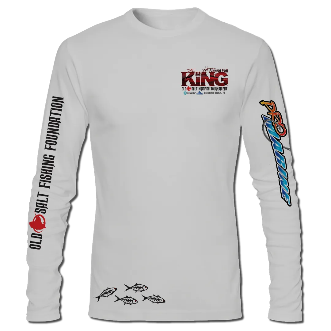 The King - Fall 2020 - Men's Long Sleeve Tournament Shirt - Performance - Grey