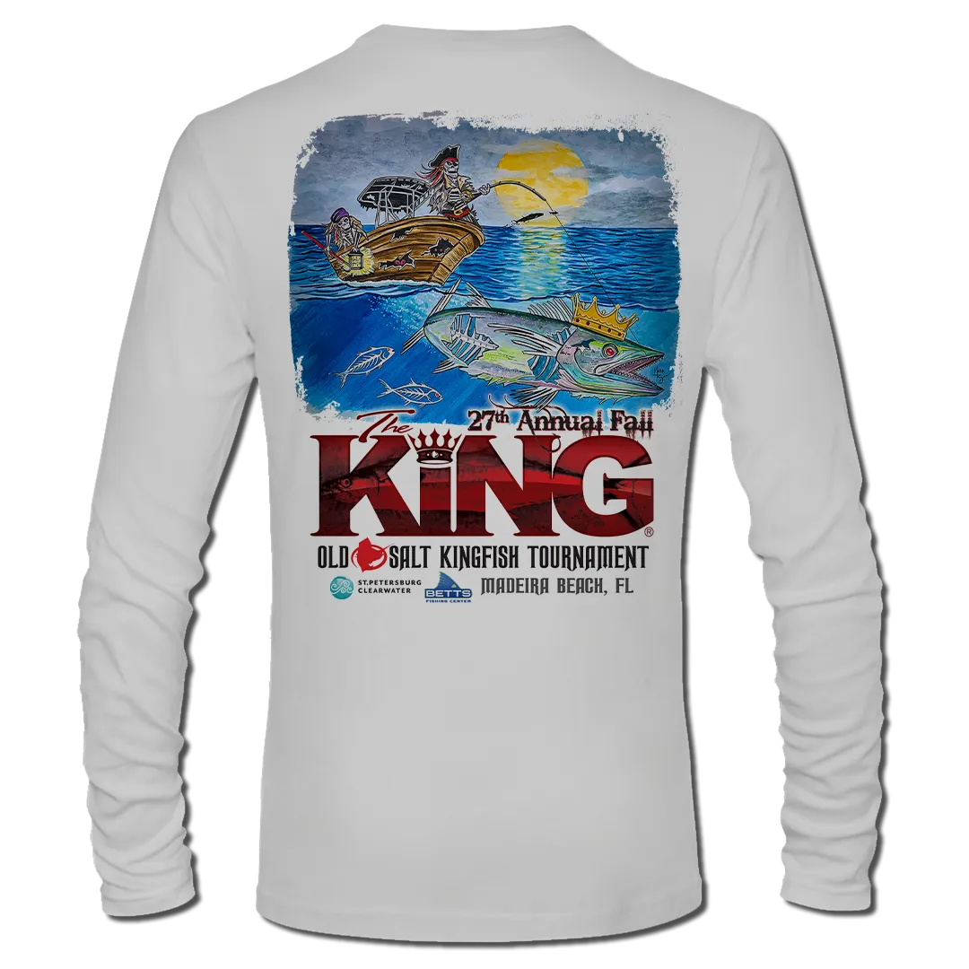 The King - Fall 2020 - Men's Long Sleeve Tournament Shirt - Performance - Grey