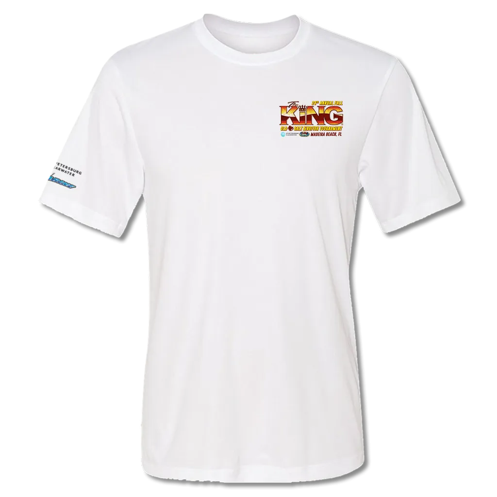 The KING - Fall 2021 - Men's Short Sleeve Performance Shirt - White