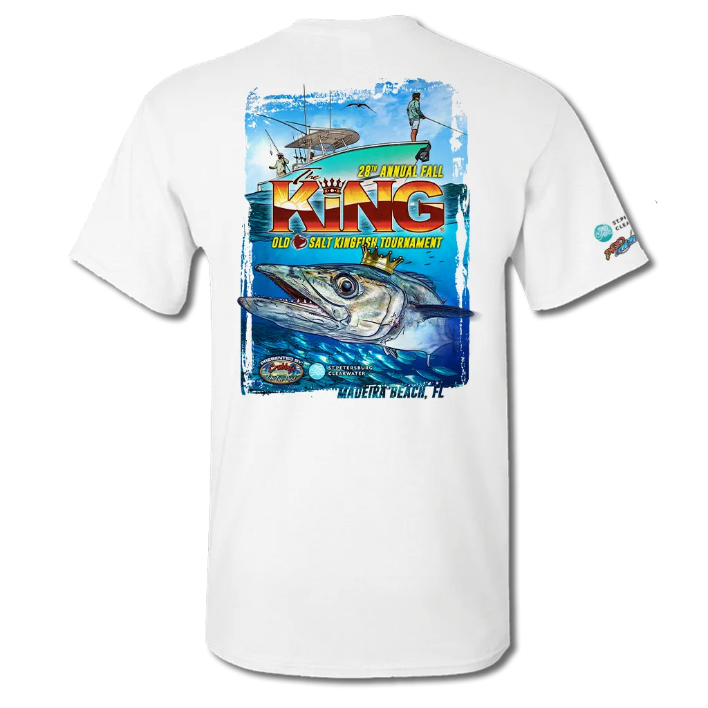 The KING - Fall 2021 - Men's Short Sleeve Performance Shirt - White