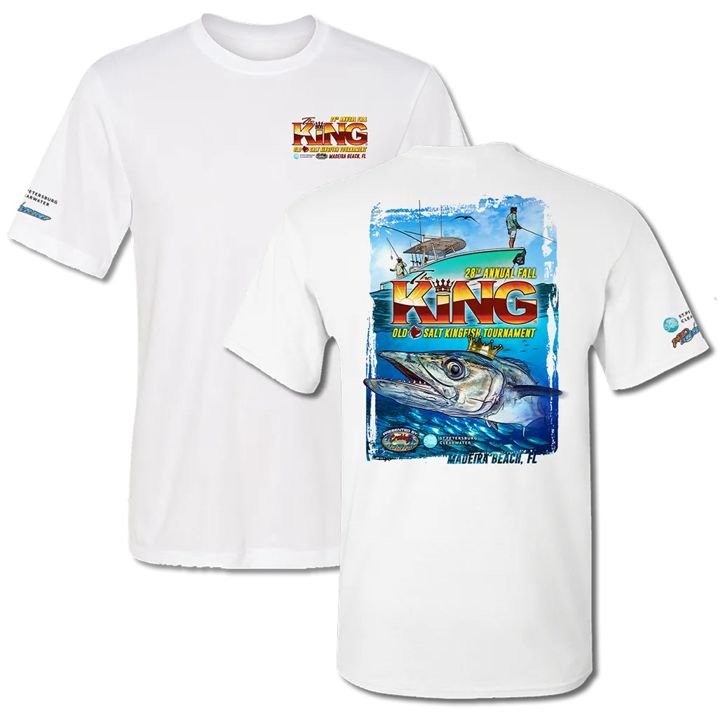 The KING - Fall 2021 - Men's Short Sleeve Performance Shirt - White