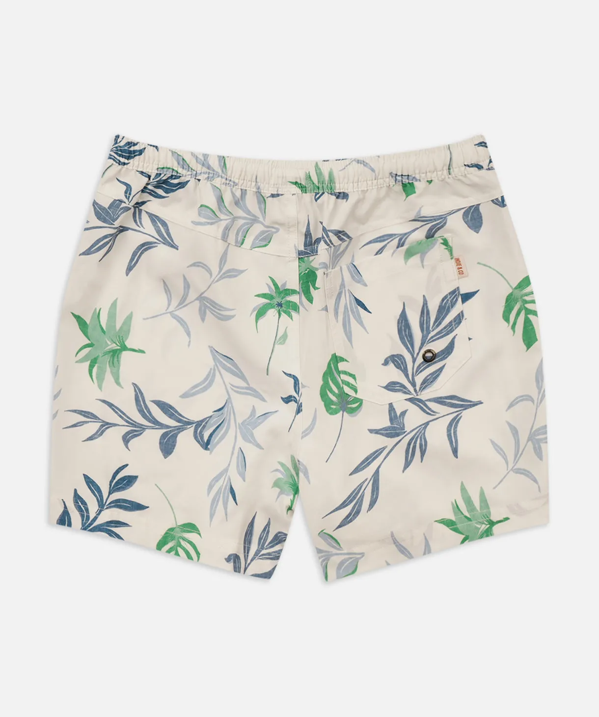 The Palm Swim Trunk - Blue/Green Combo