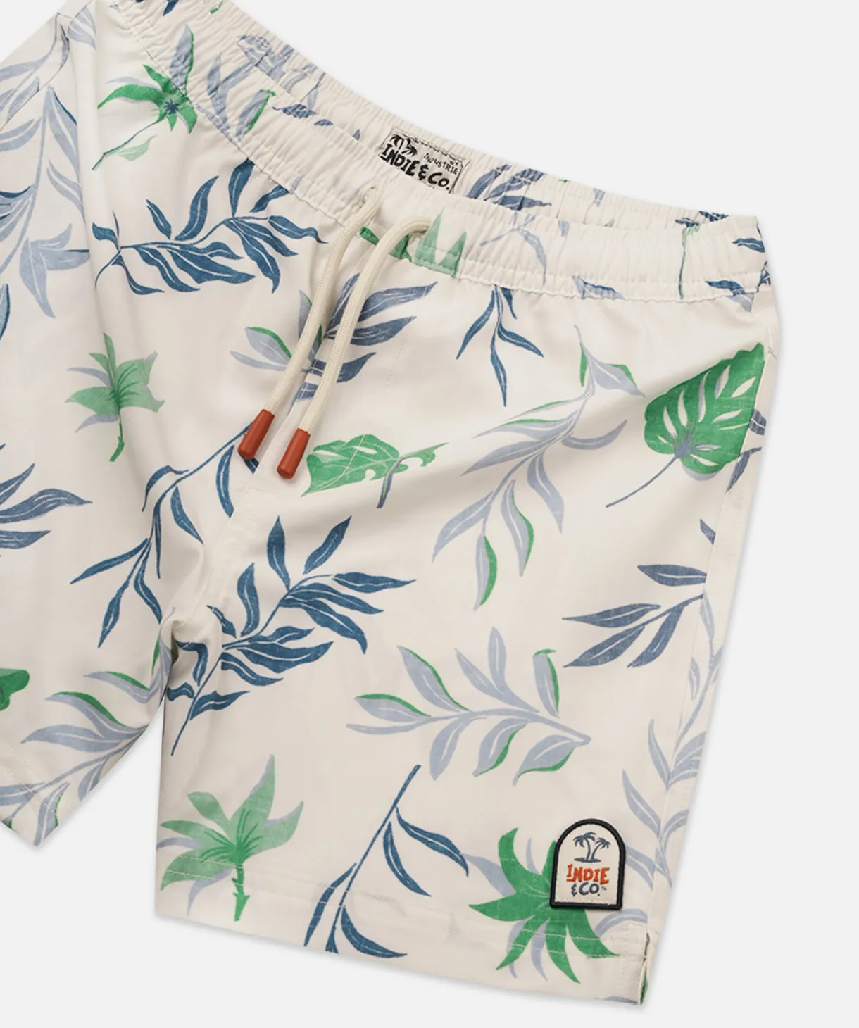 The Palm Swim Trunk - Blue/Green Combo