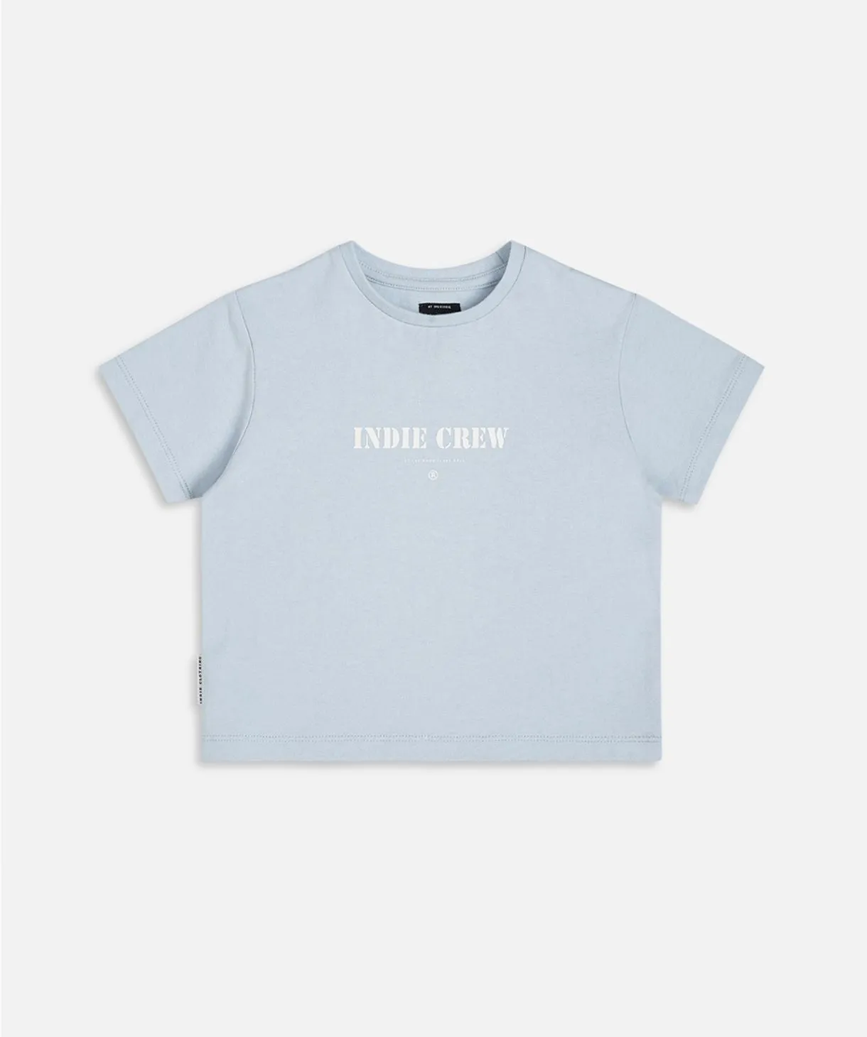 The X Oversize Crew Tee - Light Blue