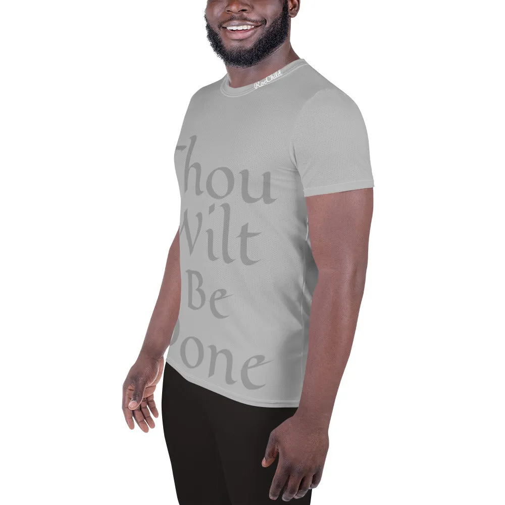 Thou Wilt Be Done Men's Athletic T-shirt