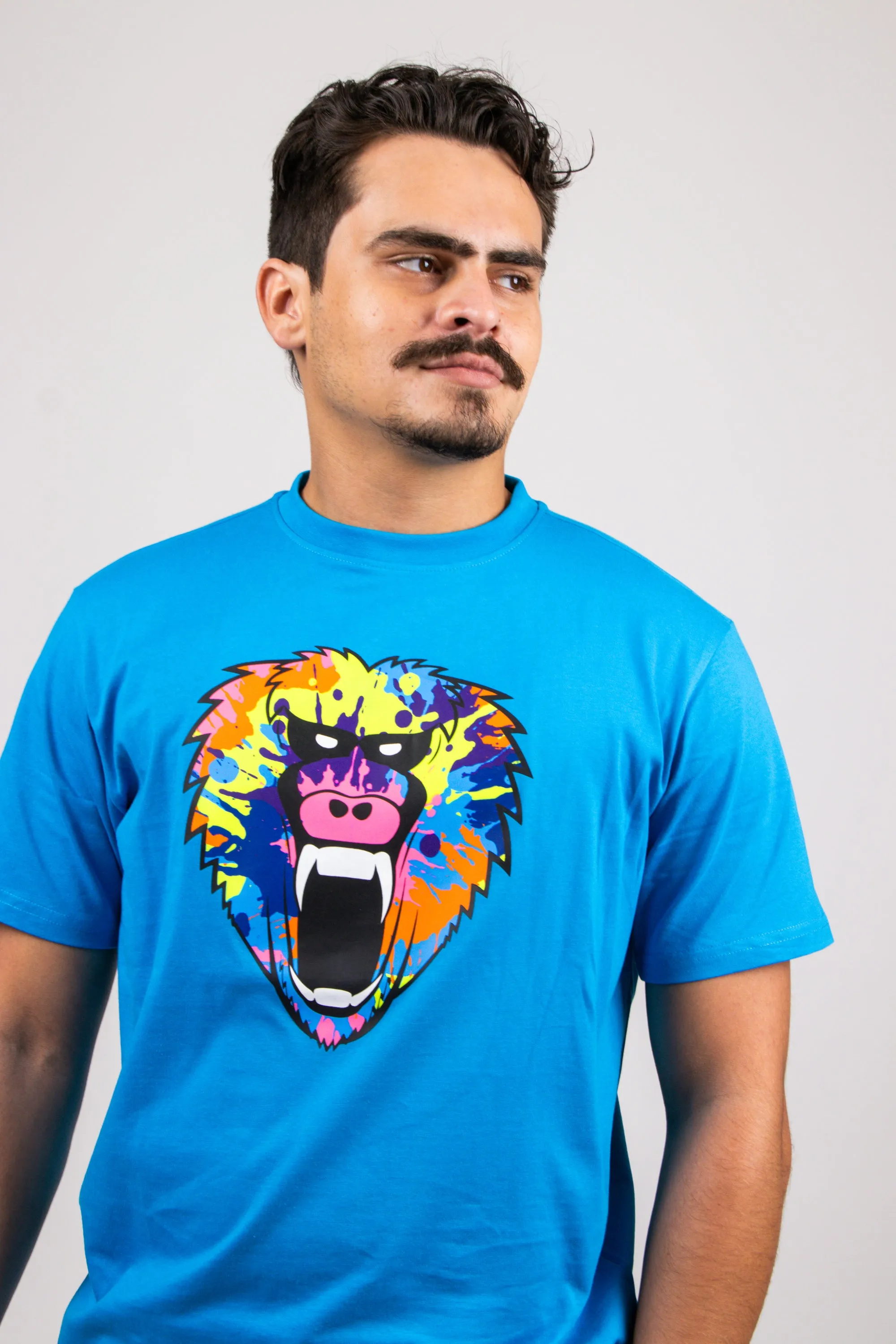 TIE DYE TEE PRINT AQUA