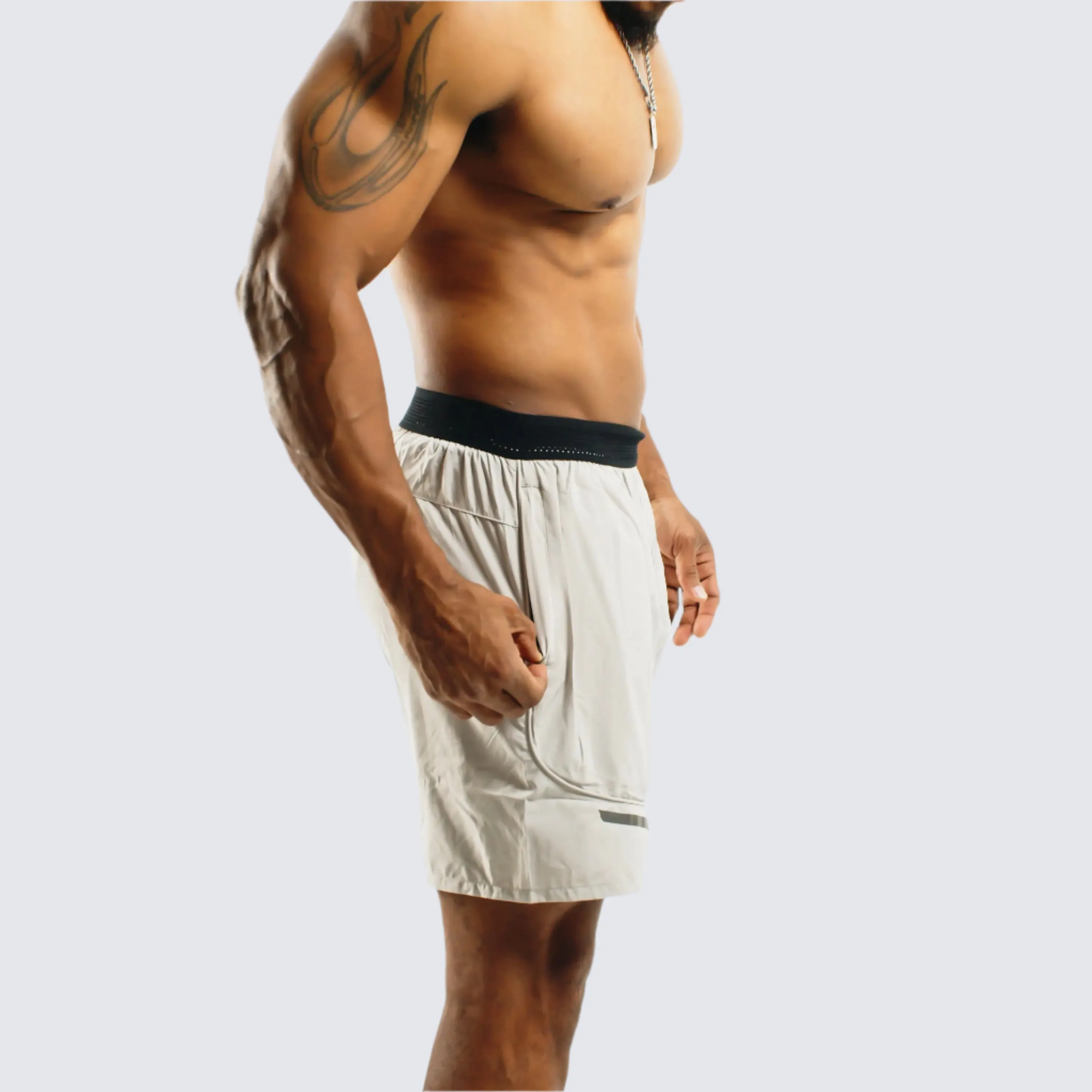 Total War Battle Shorts - Pebble Grey