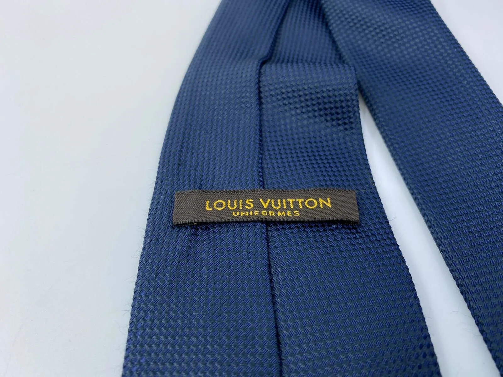 Uniformes Navy Woven 100% Silk Tie