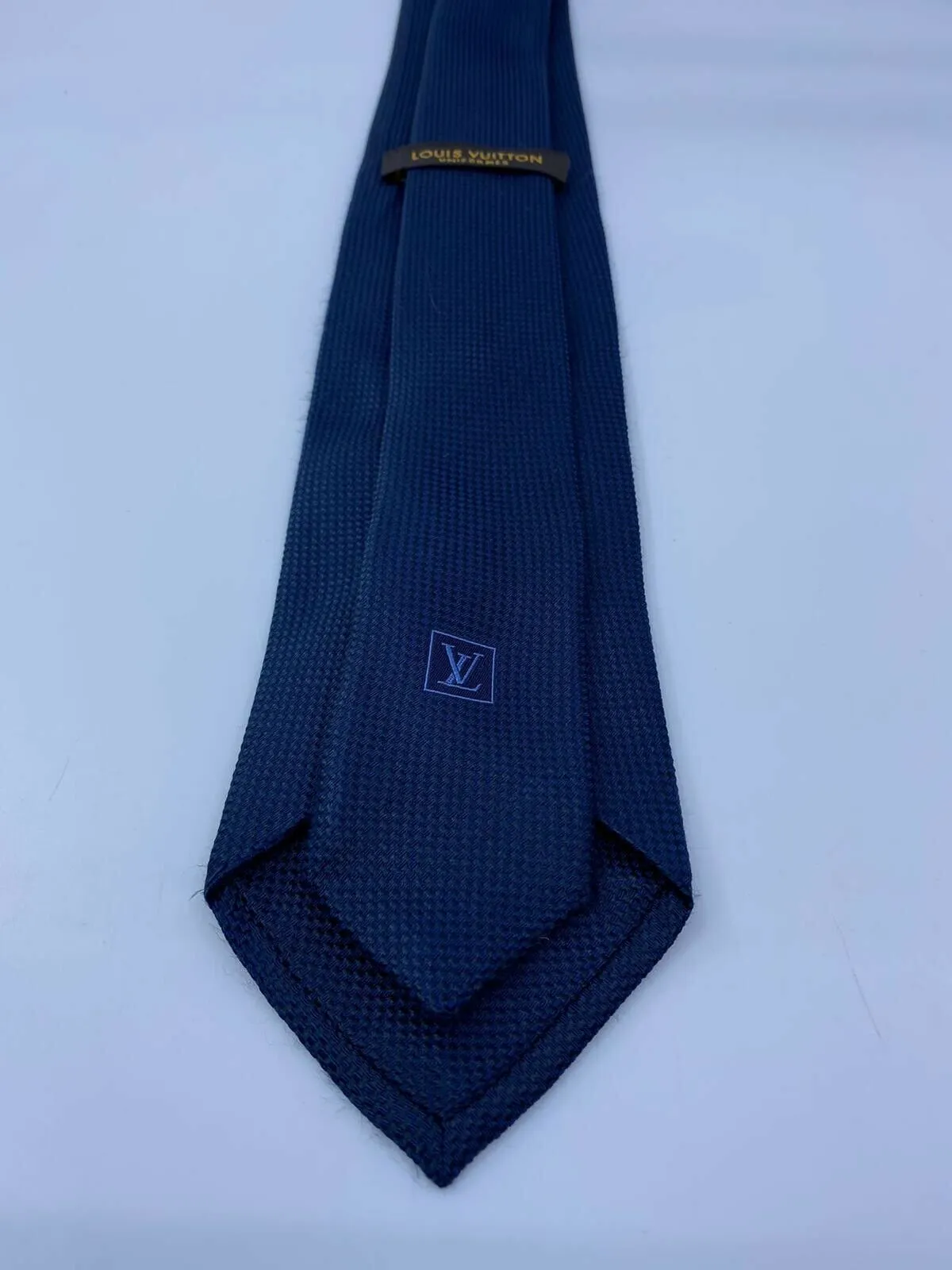 Uniformes Navy Woven 100% Silk Tie