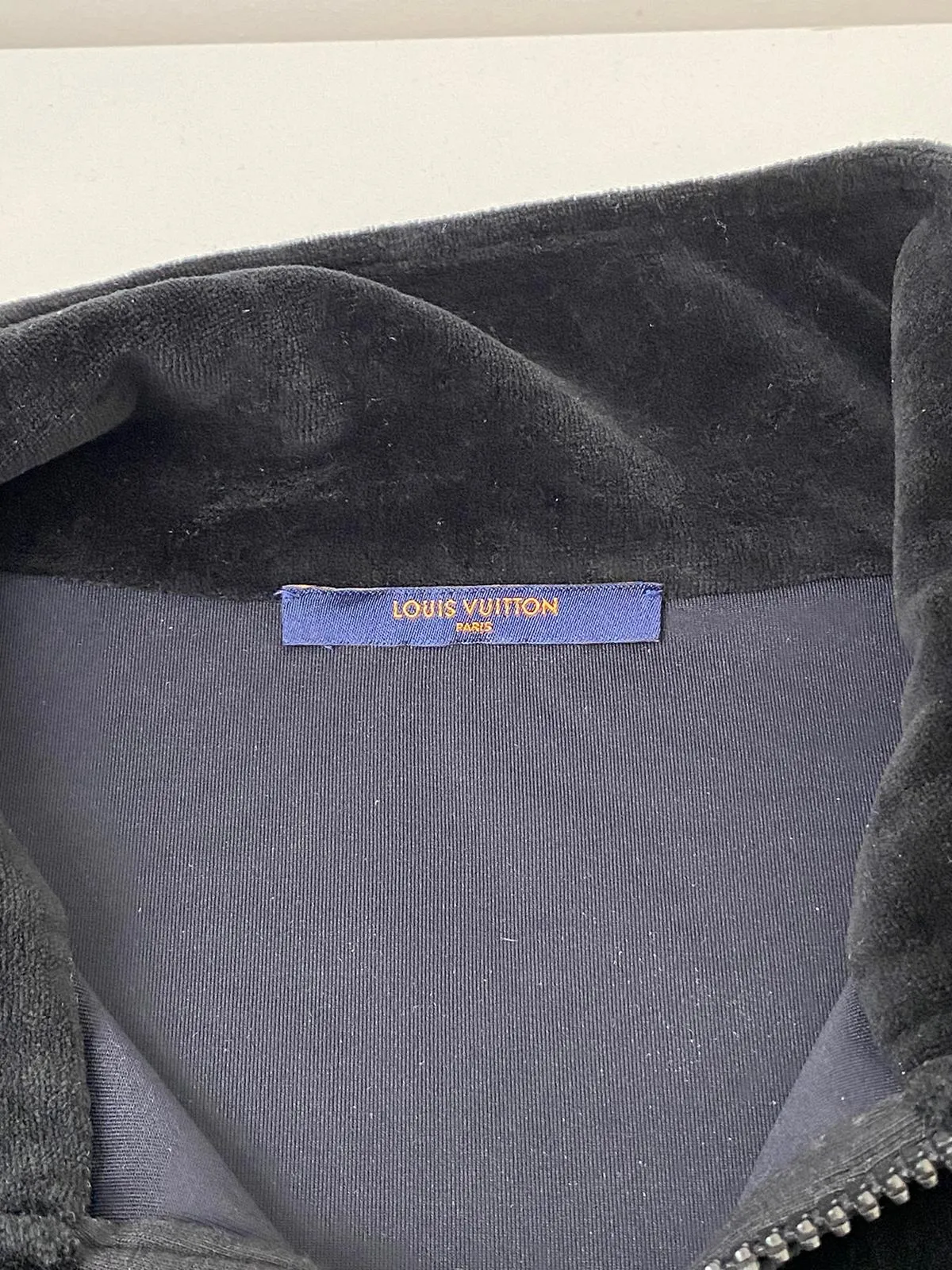 Velour Multi Pocket Half Zip Sweater