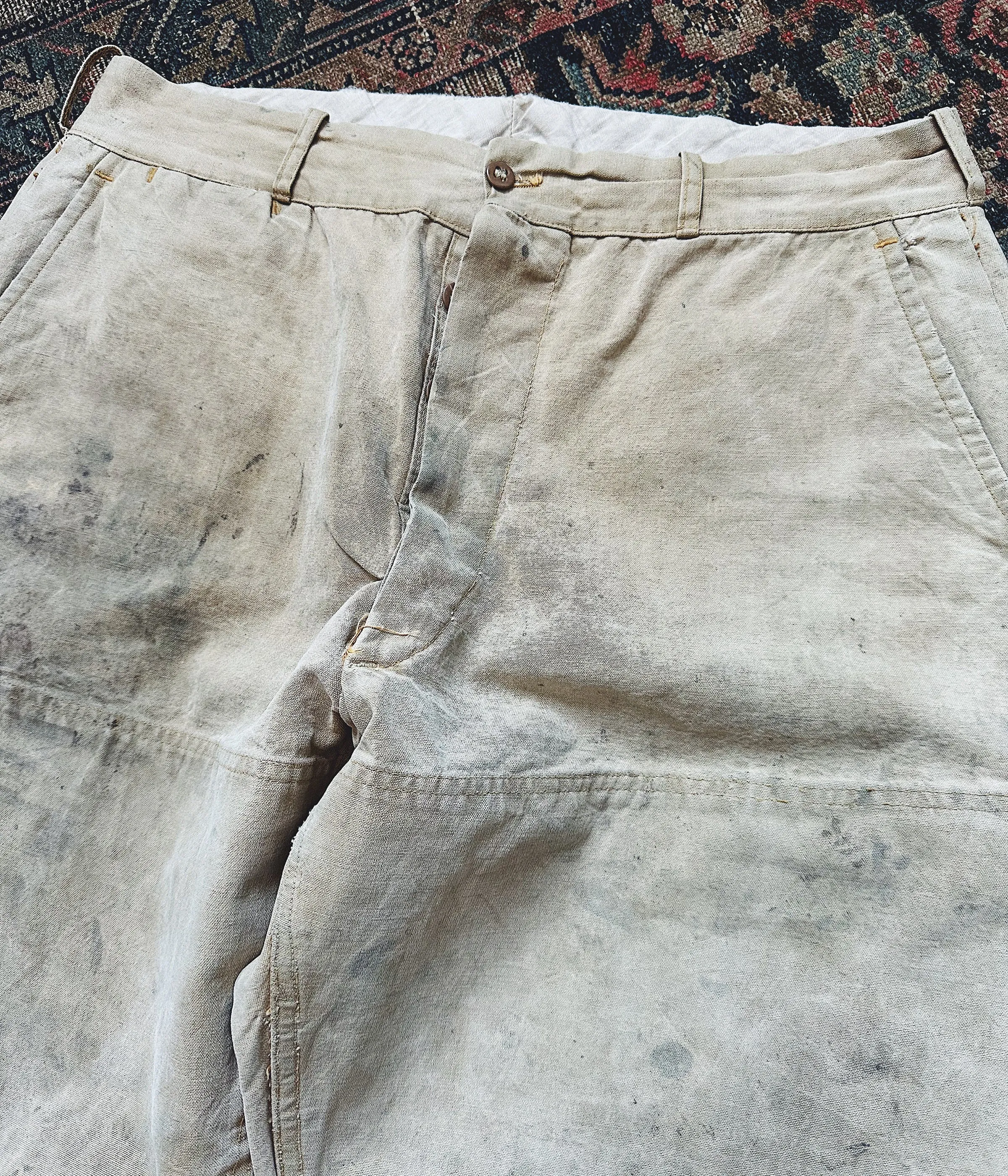 Vintage Double Knee Khaki Pants