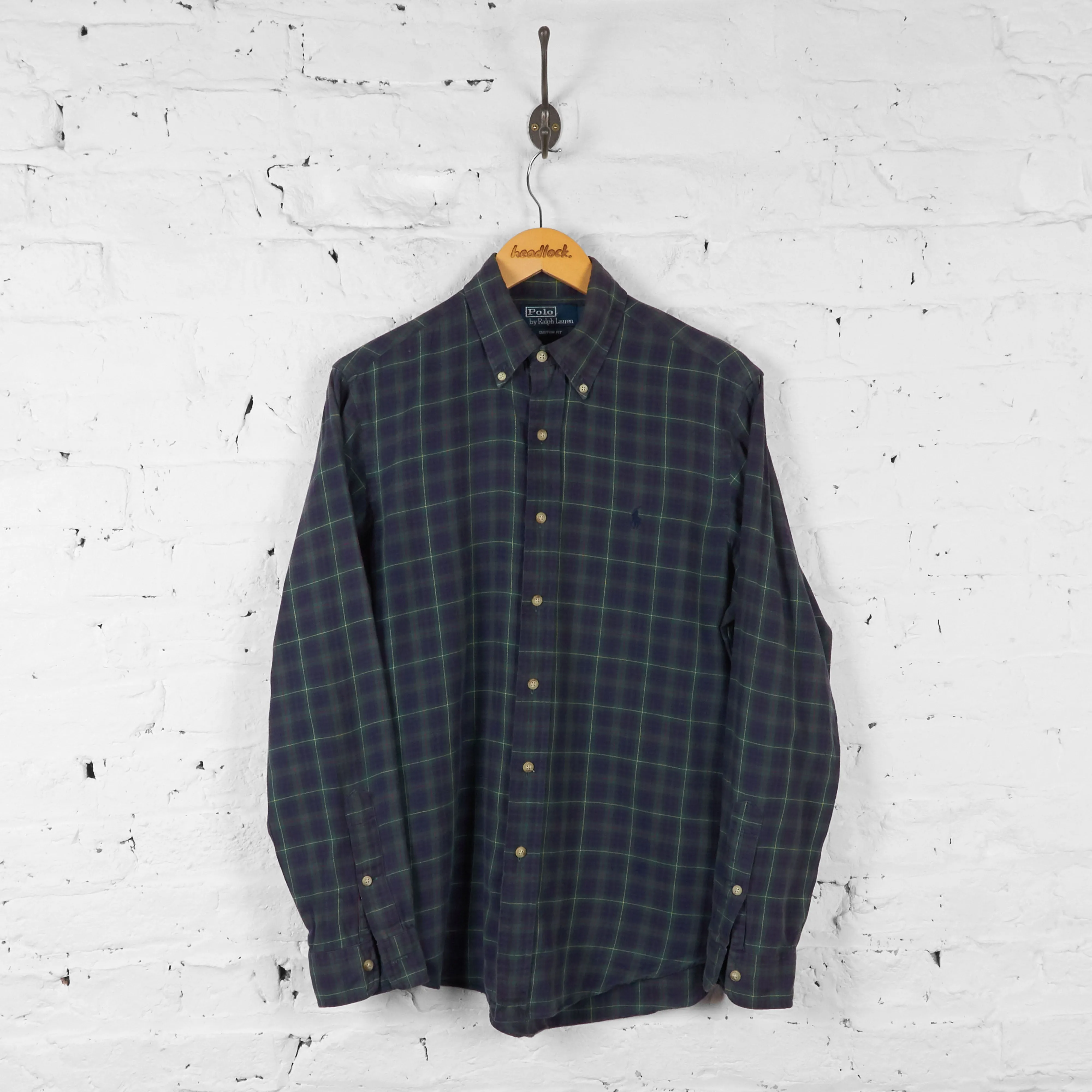 Vintage Ralph Lauren Checked Shirt - Green - M