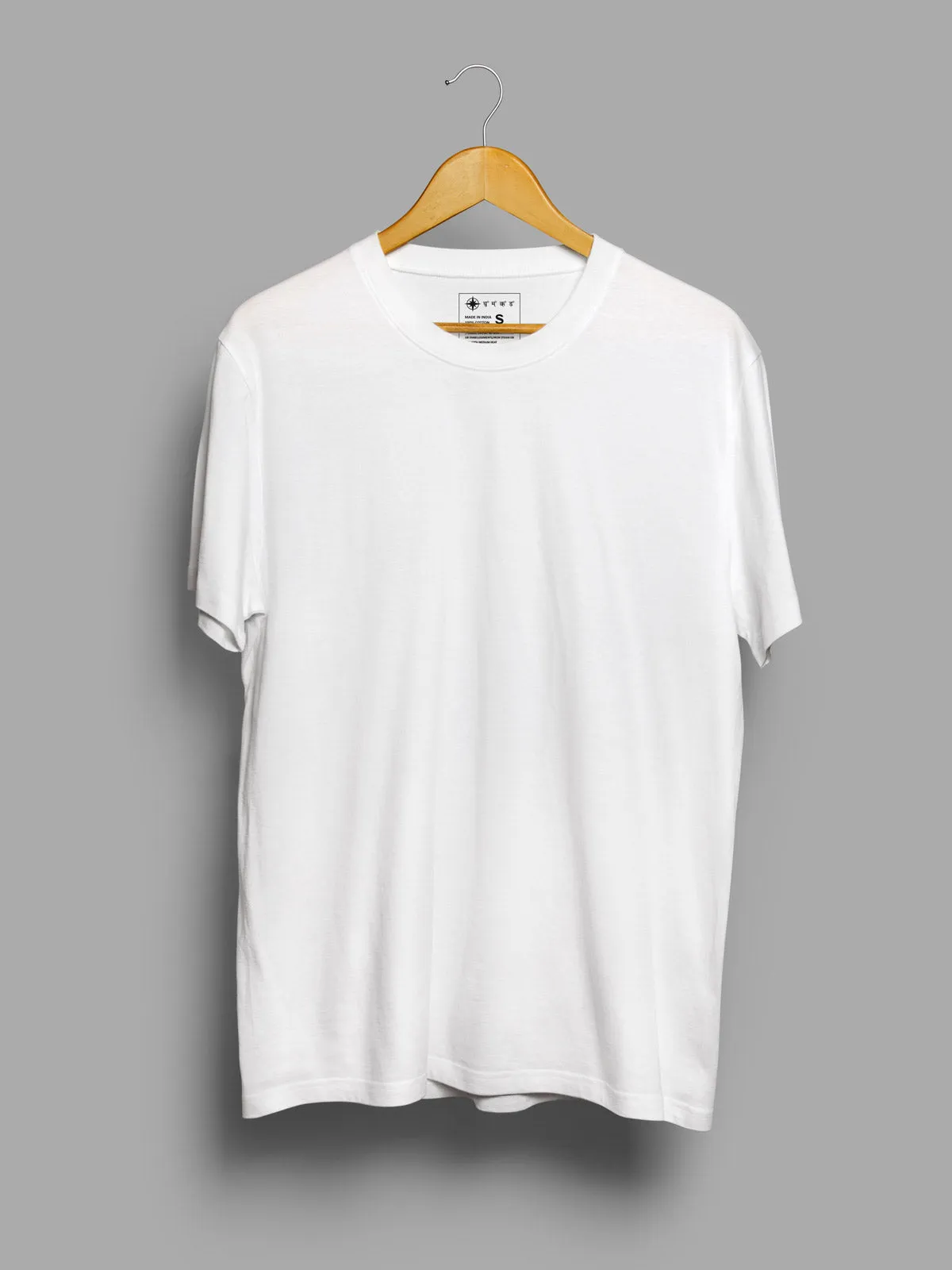 White & Coffee Brown T shirt Combo