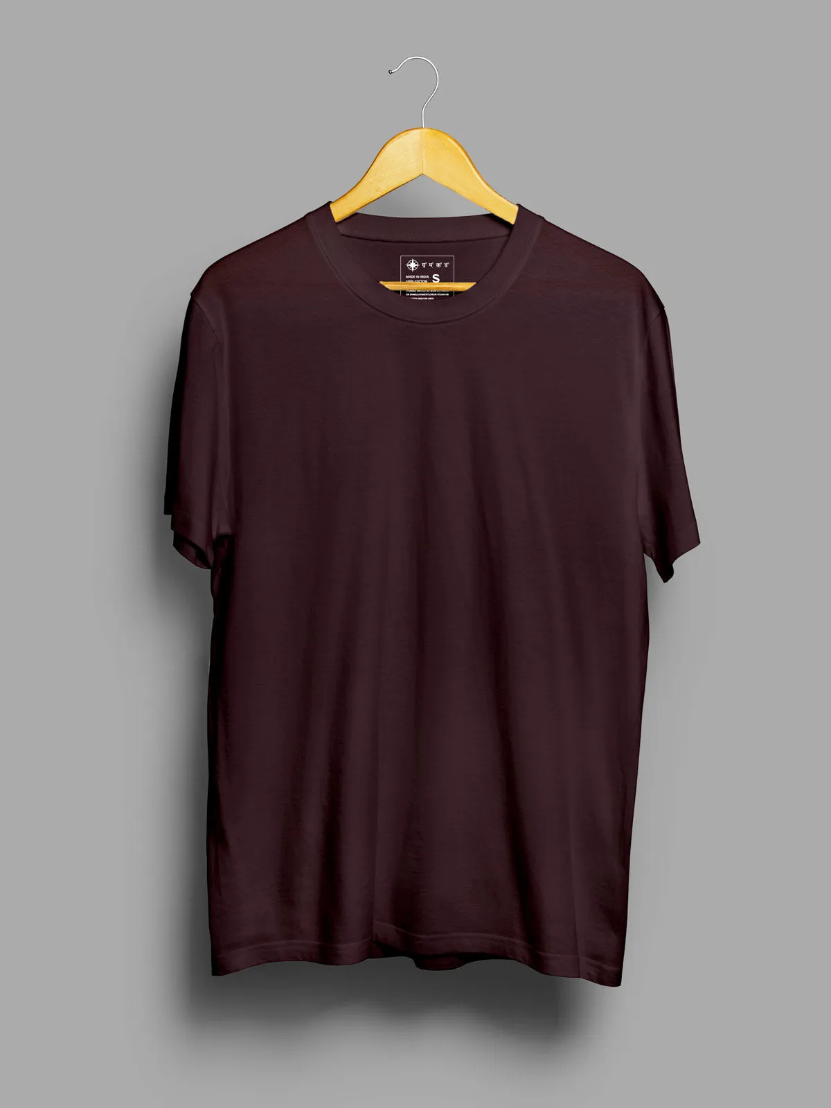 White & Coffee Brown T shirt Combo
