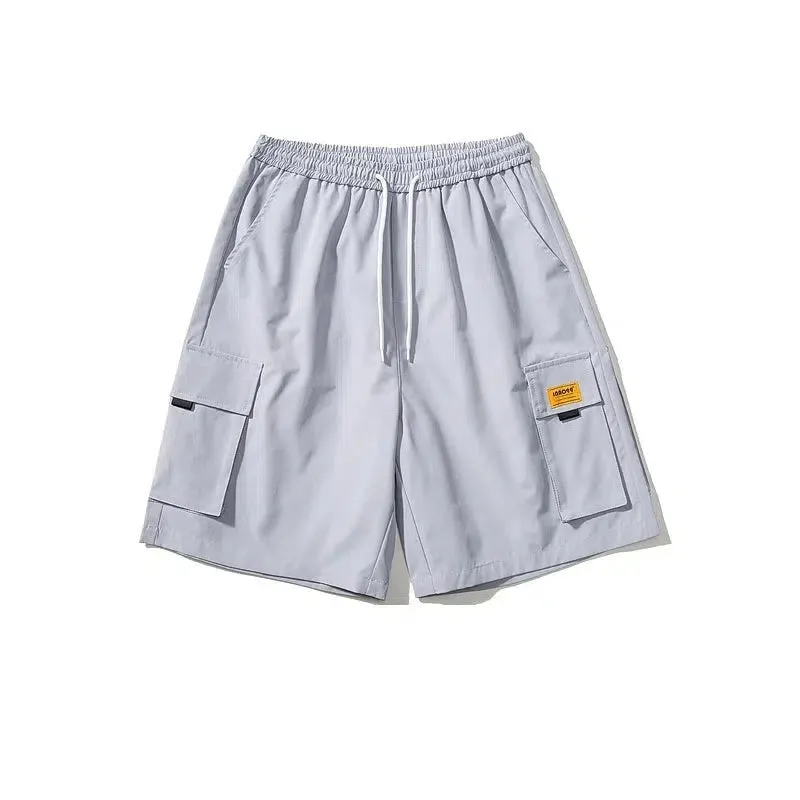 Wide-leg Multi-pocket Shorts