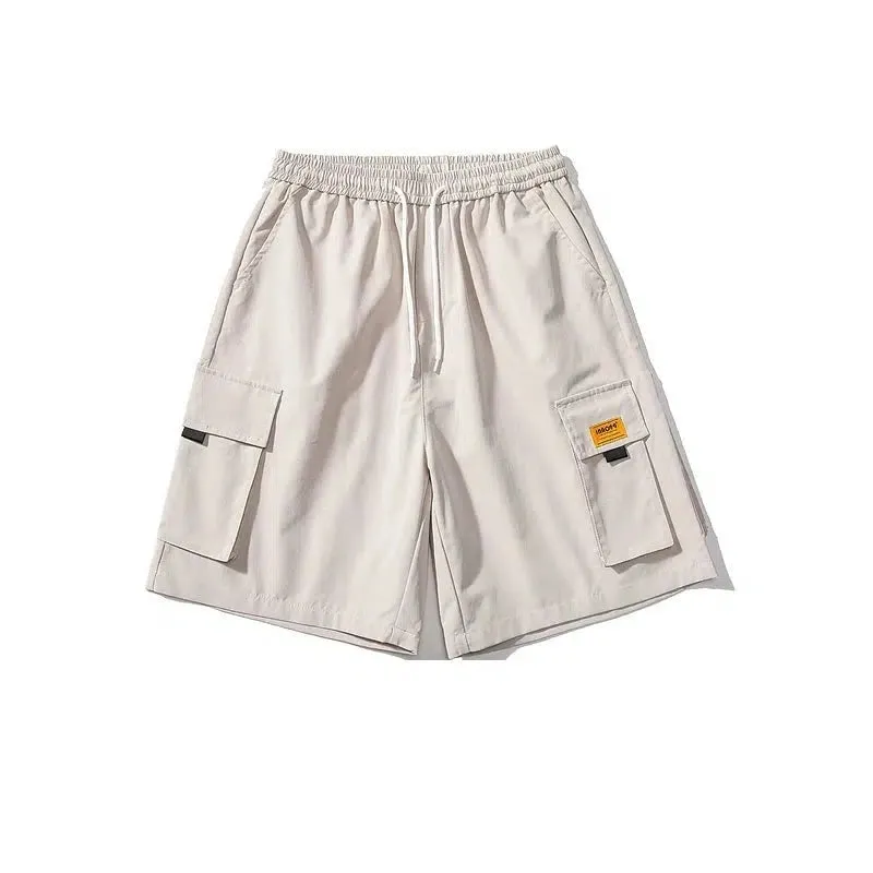 Wide-leg Multi-pocket Shorts