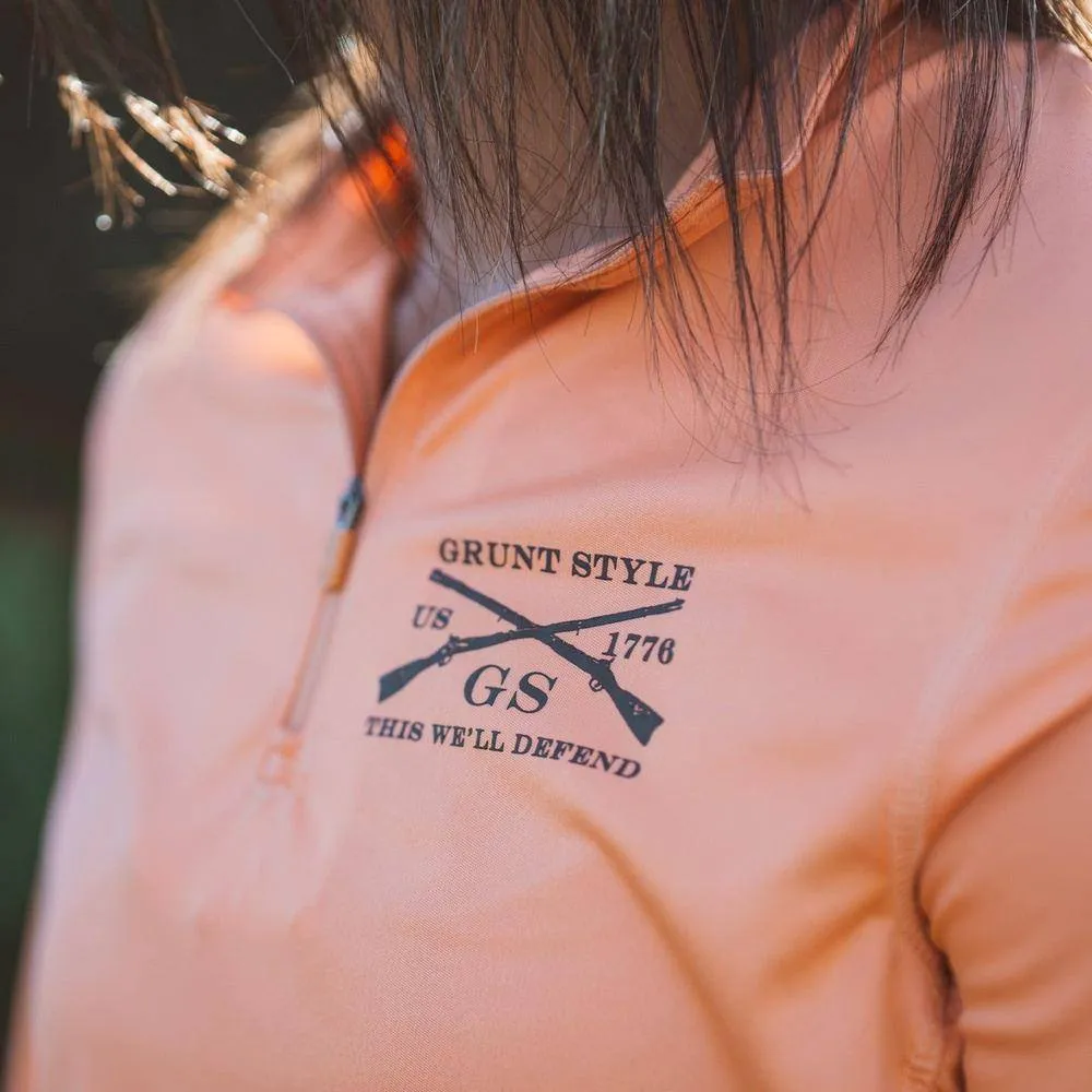 Women's Overwatch 1/4 Zip - Apricot Crush
