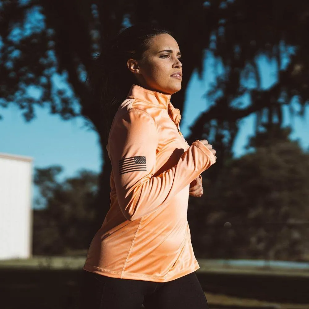 Women's Overwatch 1/4 Zip - Apricot Crush