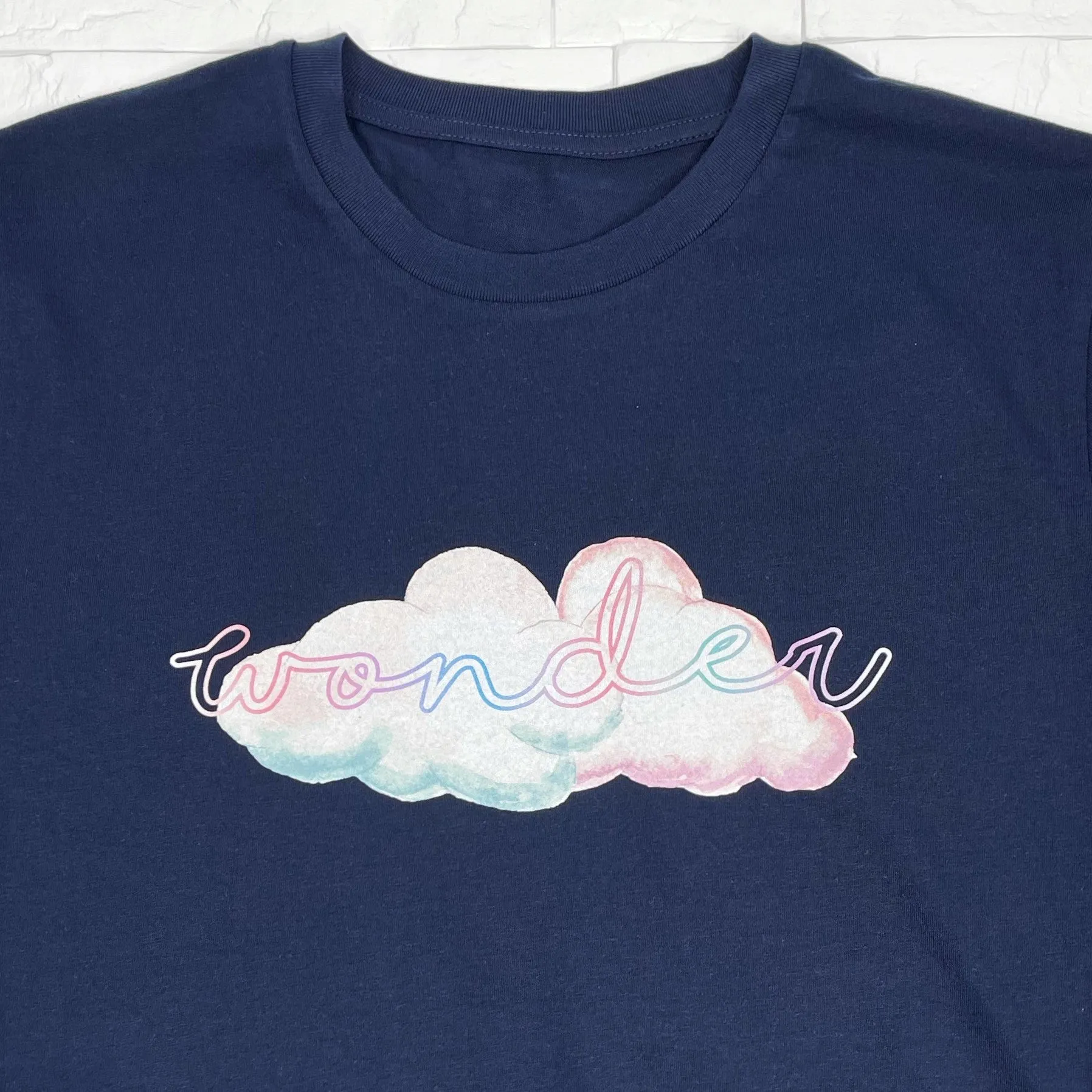 Wonder Cloud Navy T Shirt