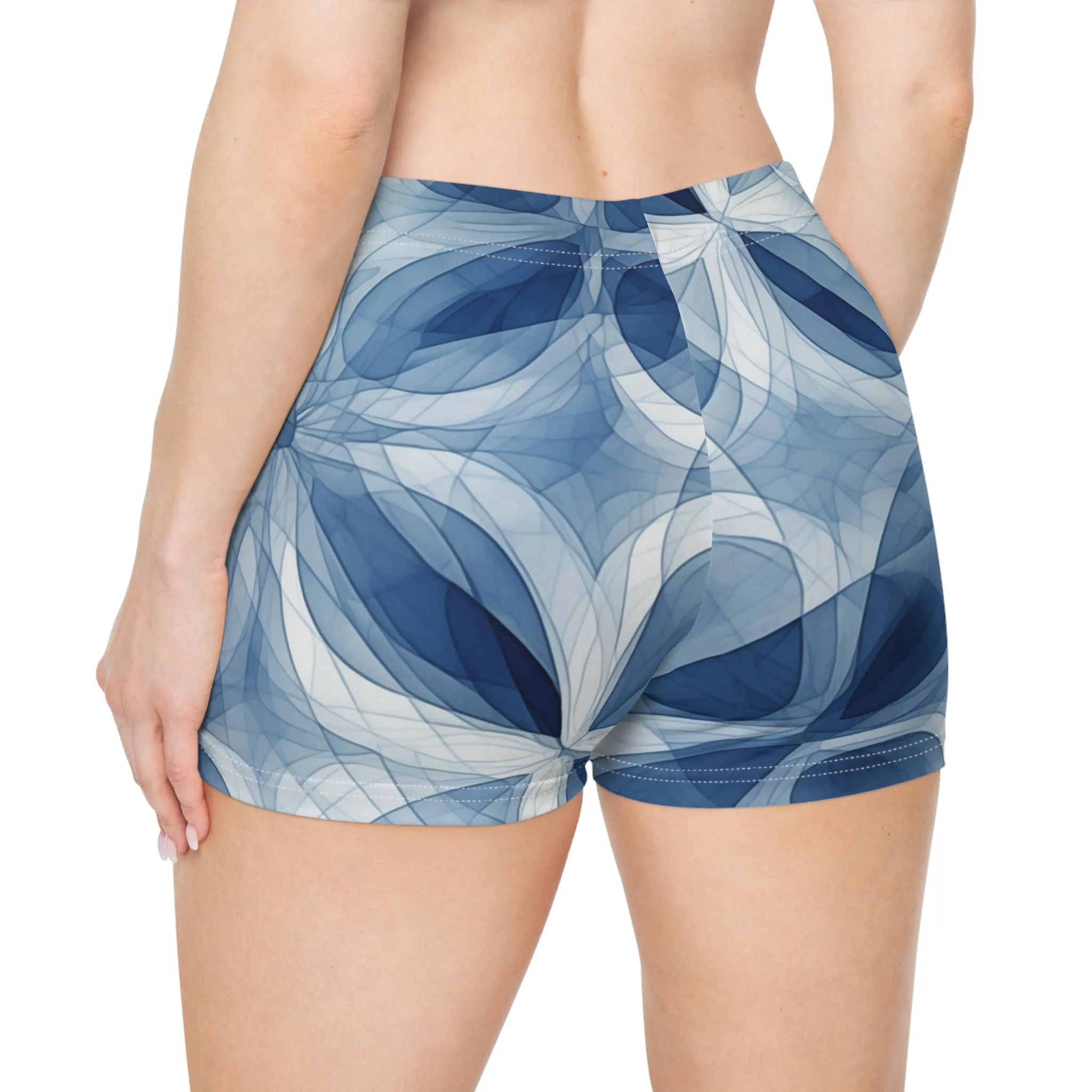 Workout Shorts - Dali Barcelona Shibori